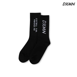 DXMN Clothing "IN DXMN WE TRUST" Sock (Black)