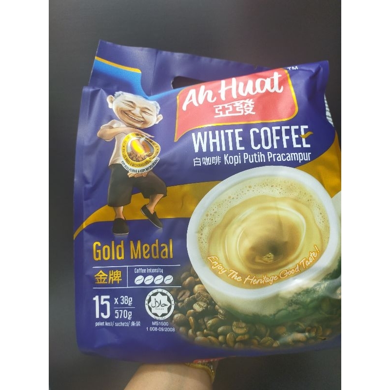 กาแฟAh Huat Gold Mehal 3in1สูตรหอมเข้มข้น | Shopee Thailand