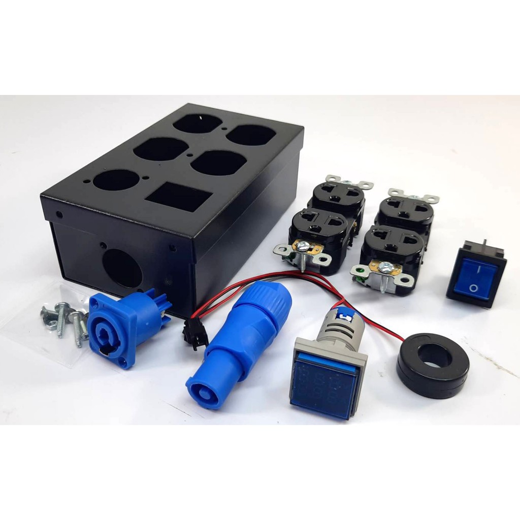 ชุด BOX-4 จอแสดงผล โวล์ท+แอมป์ VA สำหรับลูกค้านำไปประกอบเอง แถมเพาเวอร์ ...
