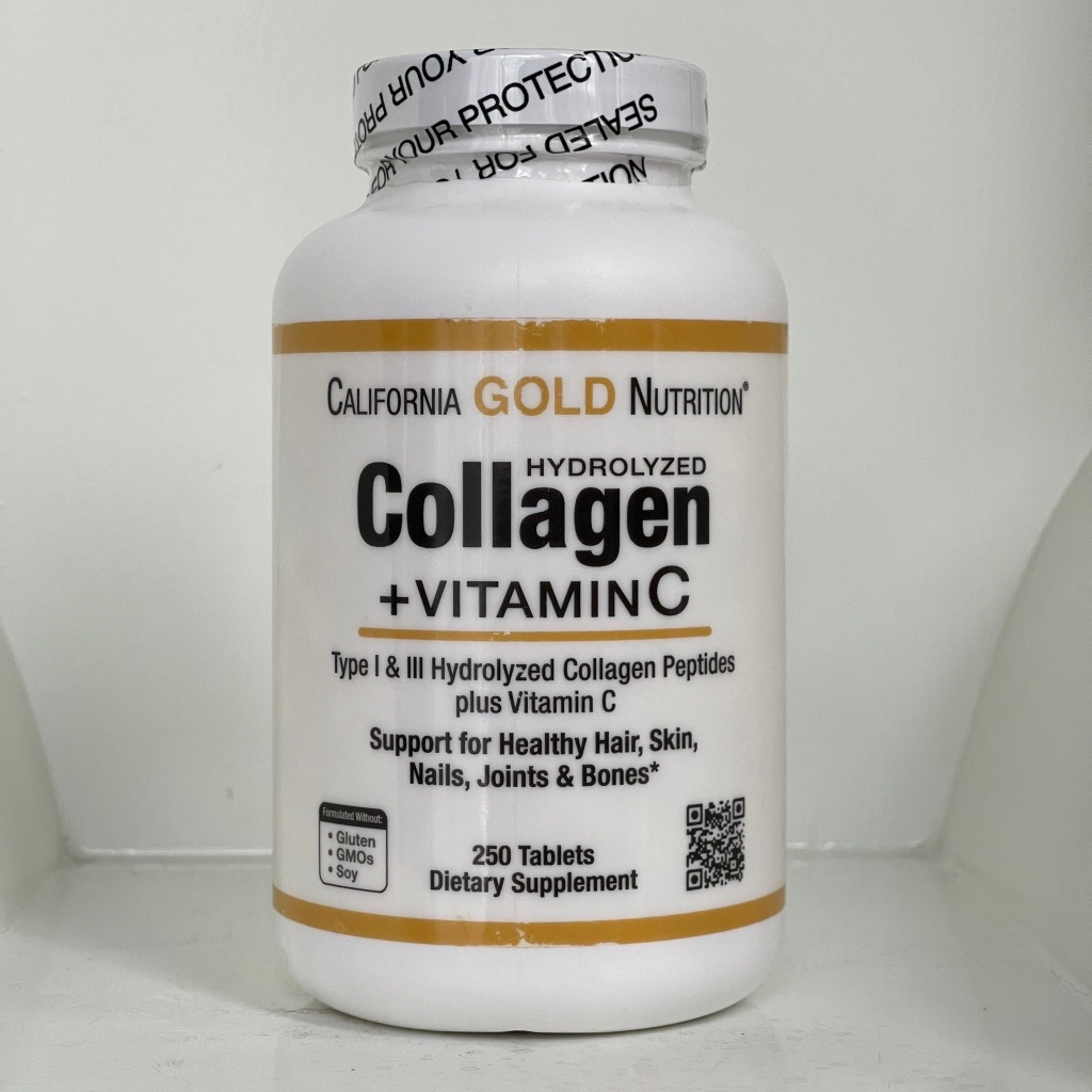 California Gold Nutrition Collagen Peptides + Vitamin C Hydrolyzed Type ...