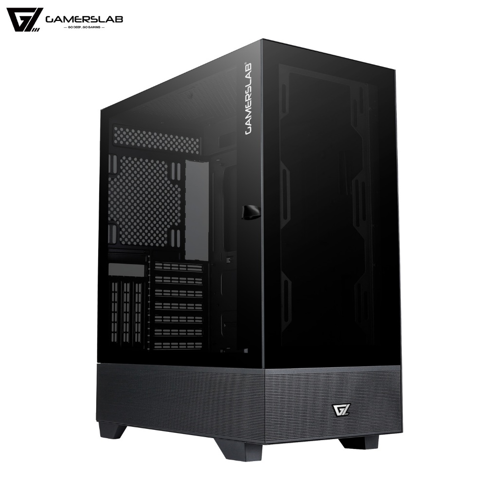 Gamerslab Make In Black Serie Series X362 ATX Chassis with DS-12 ...
