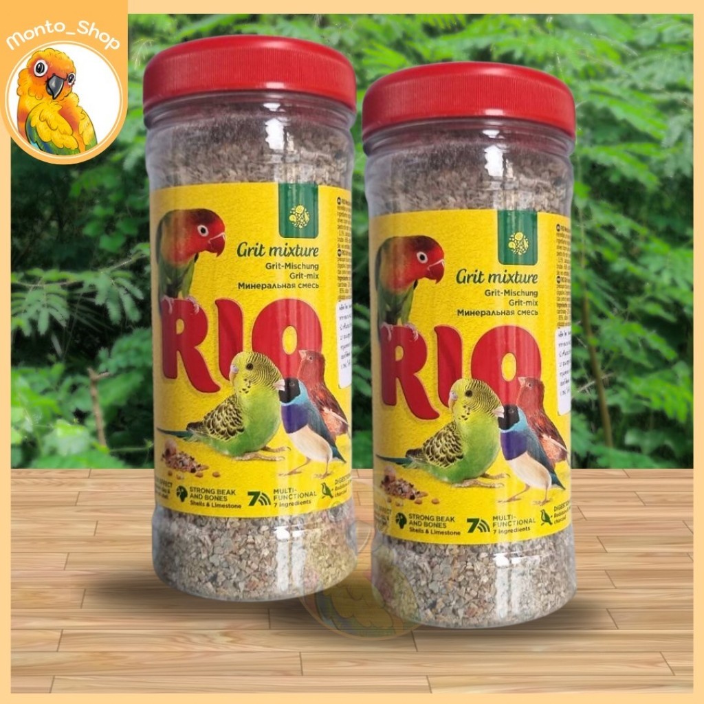 Rio Bird Grit Mixture เปลือกหอยบดหยาบของนก 520 กรัม | Shopee Thailand