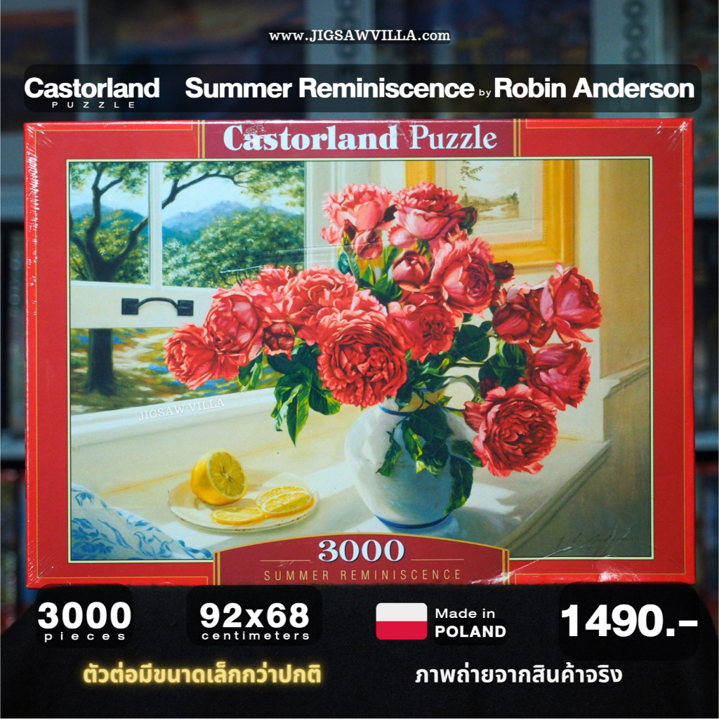Castorland Summer Reminiscence by Robin Anderson ขนาด 3000 ชิ้น Made