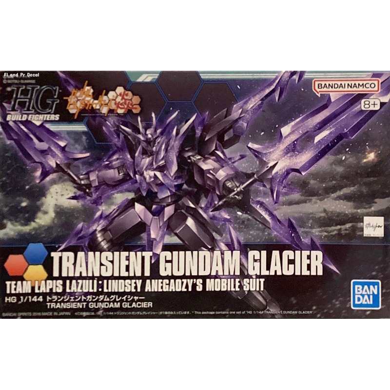 Gundam HG 1/144 Transient Gundam Glacier - Kit De Construction Bandai, Hauteur 12,7 Cm
