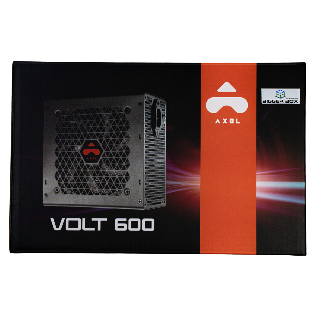 มีโค้ดลด20% PSU AXEL VOLT 600W Black Cable Power Supply PSU อุปกรณ์จ่าย ...