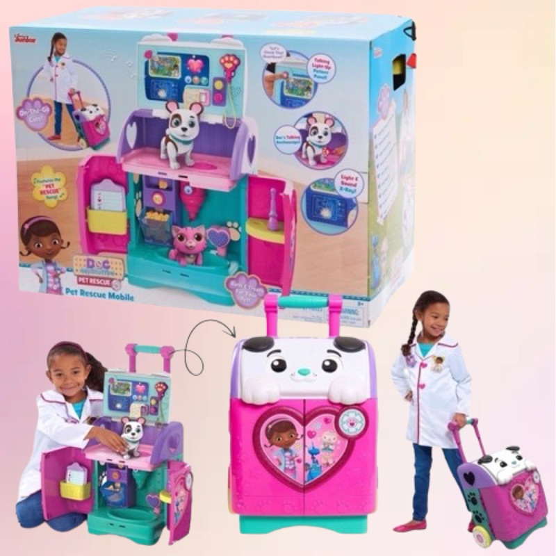 Doc McStuffins Pet Rescue Mobile Playset Shopee Thailand