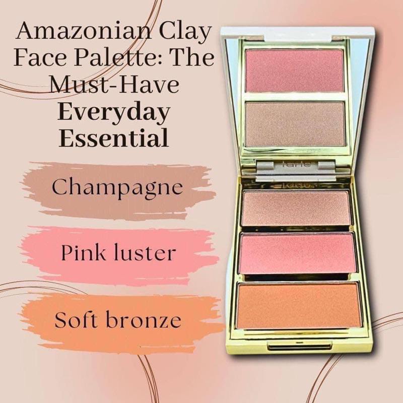Tarte Everyday Essentials Amazonian Clay Face Palette Shopee Thailand