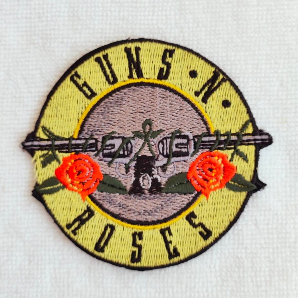 อาร์มติดเสื้อ อาร์ม ตัวรีด วงดนตรี เฮฟวี่เมทัล วง Guns N Roses Patch ...