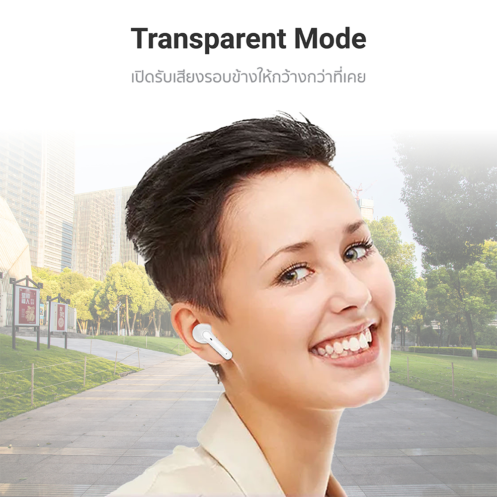 iSuper Evo Buds ANC Lite หูฟังไร้สาย Bluetooth 5.3 ตัดเสียงรบกวน Game Mode ต่อแอปฯ iSuper Play