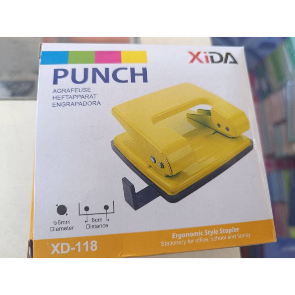XIDA XD-118 PUNCH เครื่องเจาะกระดาษ 20 แผ่น | Shopee Thailand