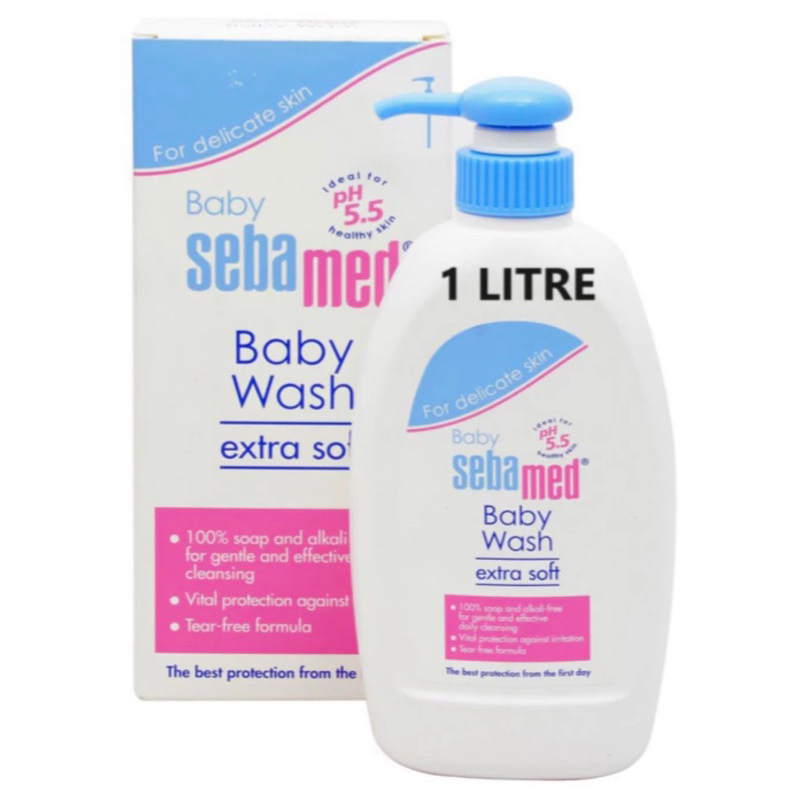 Baby Sebamed Baby Wash Extra Soft (200ml 400ml| 1000ml) Shopee