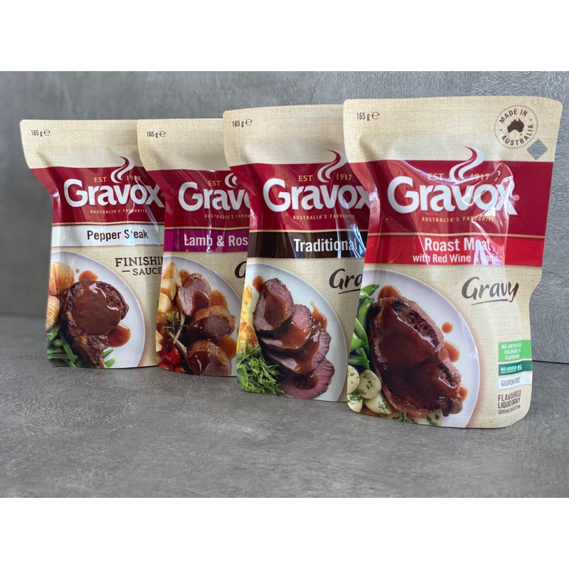 แท้ Gravox pepper steak sauce / tradination gravy fl สเต็กซอส / น้ำเกรวี่ จากออสเตรเลีย🇦🇺