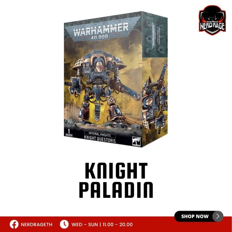 Warhammer 40k Imperial Knight : Chevalier Questoris Des Chevaliers Impériaux