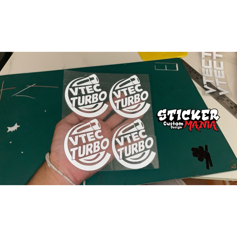 สติกเกอร์ vtec turbo สติกเกอร์แต่งรถ vtecturbo honda | Shopee Thailand