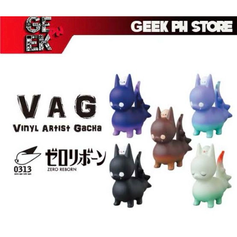 **พร้อมส่ง**กาชาปอง VAG Vinyl Artist Gacha Series 26 Zero Reborn ของแท้