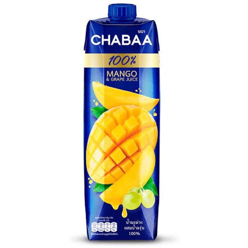 Chaba mango juice 1lt น้ำมะม่วง ชบา 1ลิตร พร้อมส่ง แท้ fl ผสมน้ำองุ่น ...