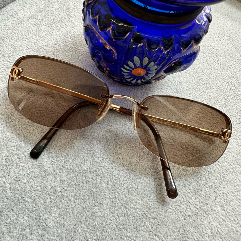Chanel vintage Rimless model number 4099 แว่นตา ของแท้ ไม่ขายปลอม ...