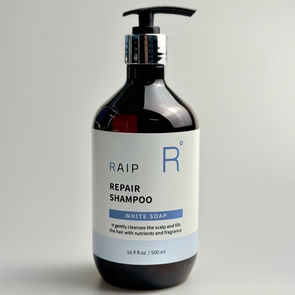 แชมพู/ครีมนวดผม RAIP Repair Shampoo 500ml / RAIP Repair Treatment 500ml ...