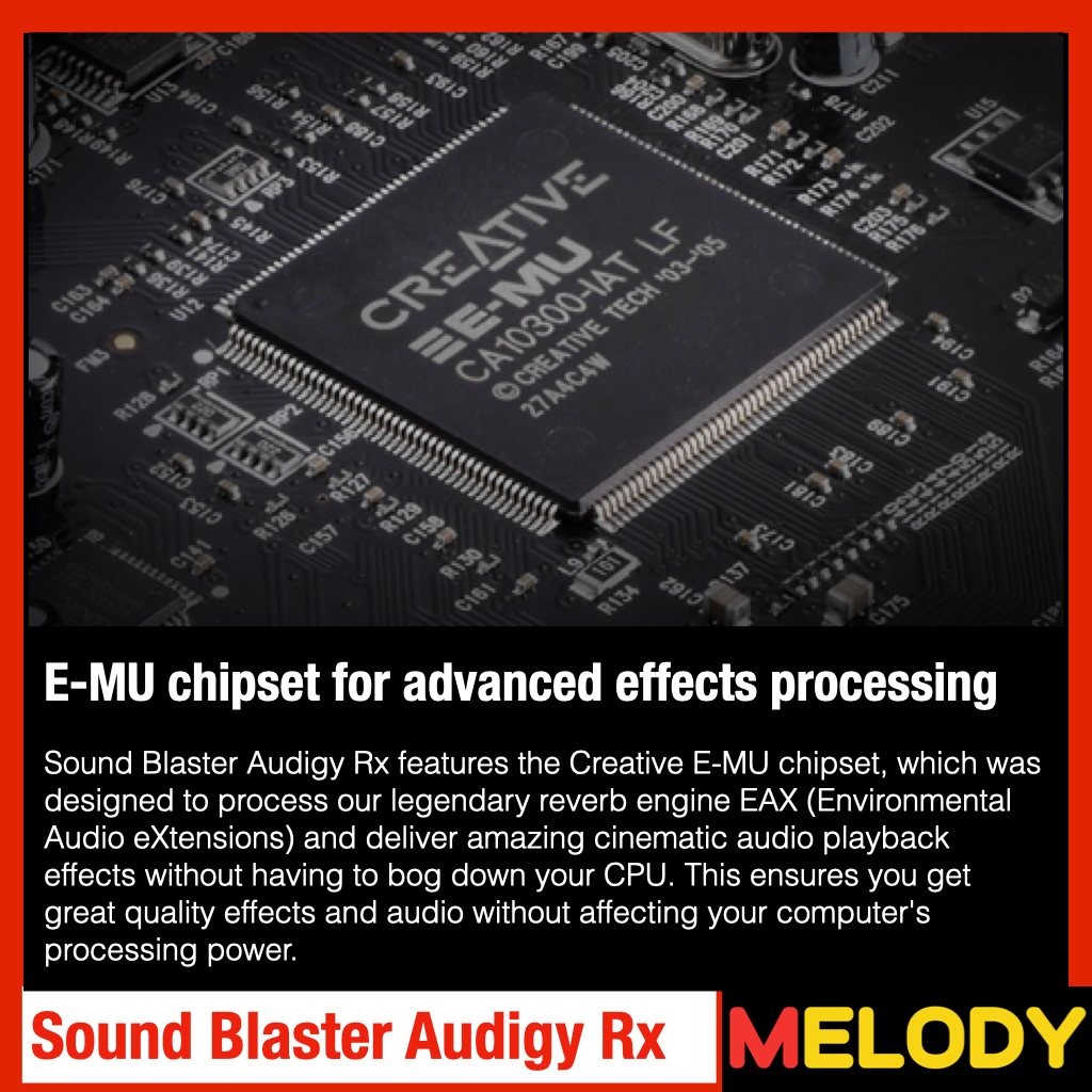 Creative Blaster Audigy Rx The Optimal Recording Solution for PCle ...
