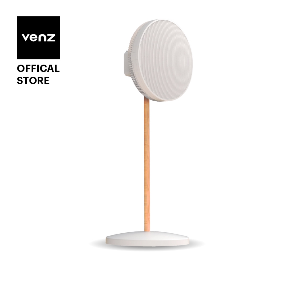 Venz เวนซ์ พัดลมแต่งบ้านมินิมอล รุ่น Linear Wooden 16 นิ้ว สีขาว สีดำ ...