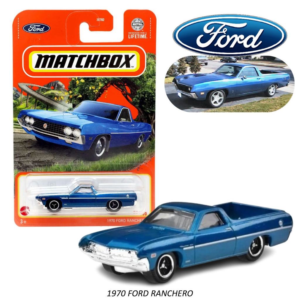 MATCHBOX : รุ่น 1970 FORD RANCHERO โมเดลรถเหล็ก ของเล่น ของสะสม ...