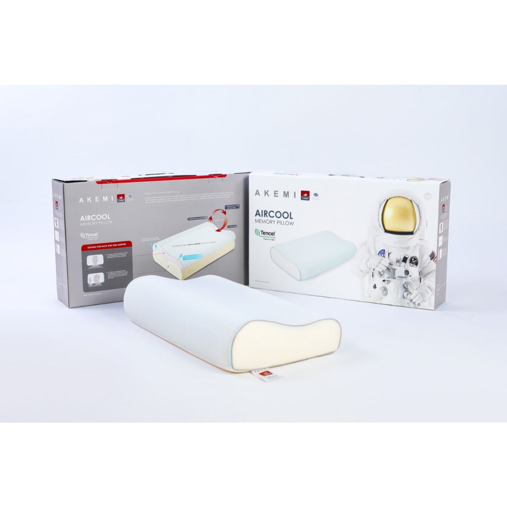 Akemi หมอน เมมโมรี่โฟม รุ่น Akemi Outlast Aircool Memory Pillow Shopee Thailand