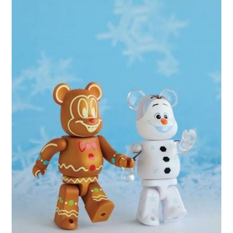 Bearbrick Limited Edition Olaf / Gingerbread Mickey | Shopee Thailand