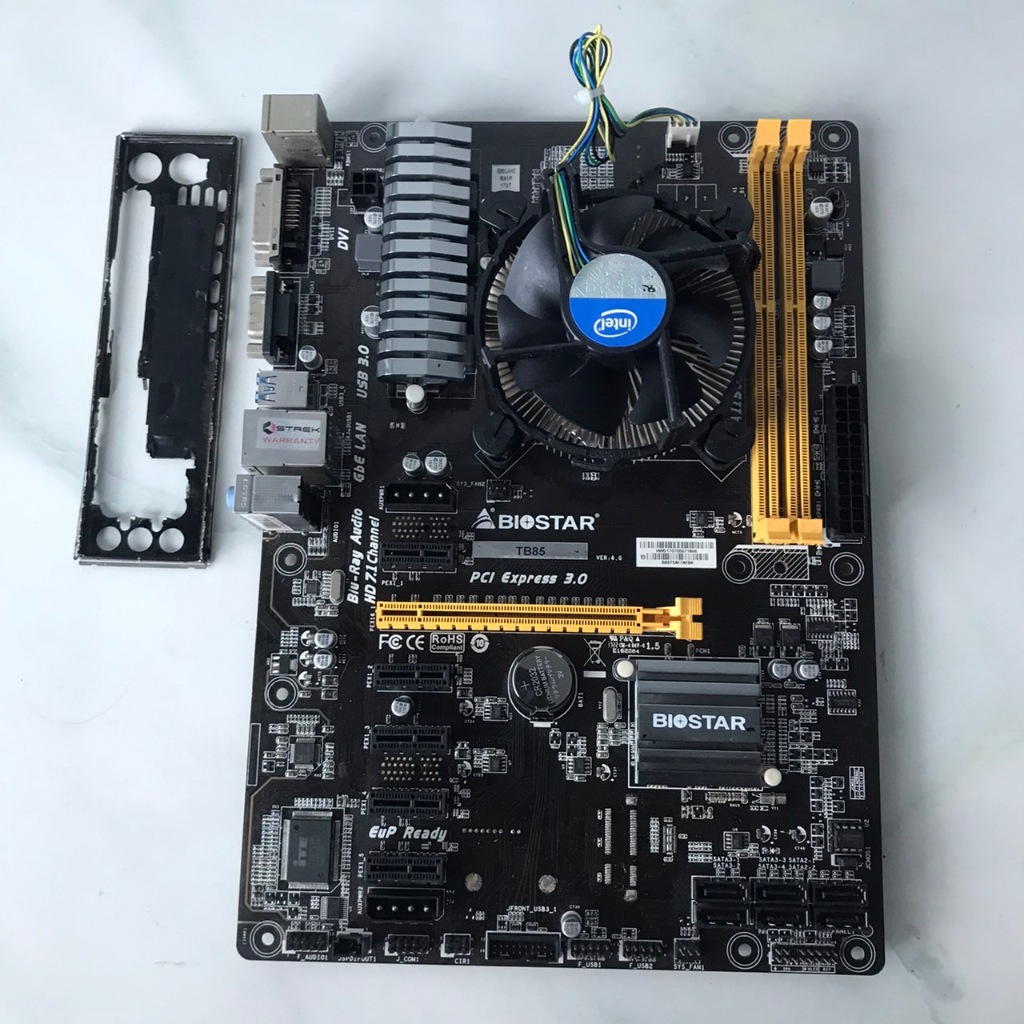 i3 4150+ซิ้งค์+เมนบอร์ด1150เจน4(BIOSTAR TB85)+ฝาหลังโม+ใช้งานปกติทุก ...