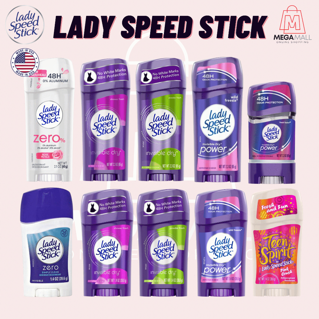 Lady Speed Stickโรลออน(พร้อมส่ง) โรลออนระงับกลิ่นกาย Antiperspirant ...