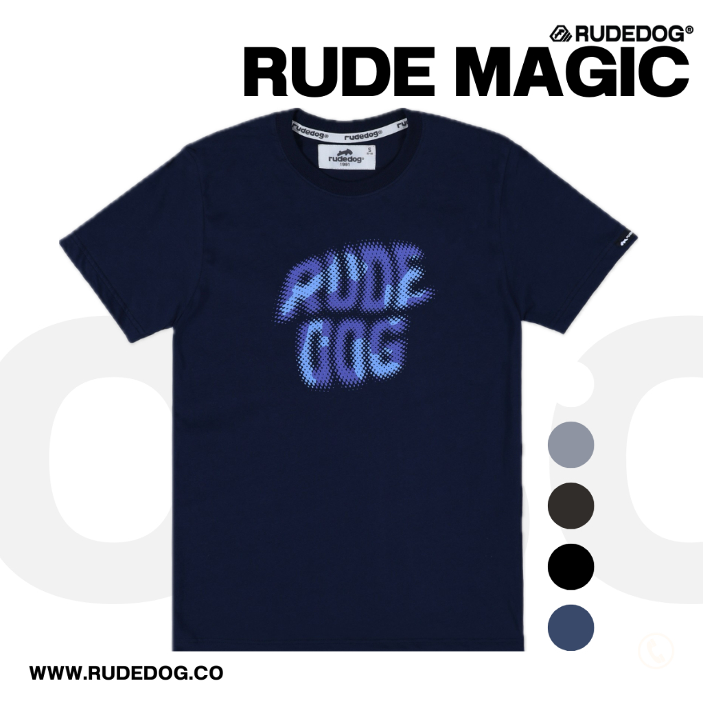 เสื้อยืด แบรนด์ RUDEDOG นุ่มตัวท็อป รุ่น RUDE MAGIC | Shopee Thailand