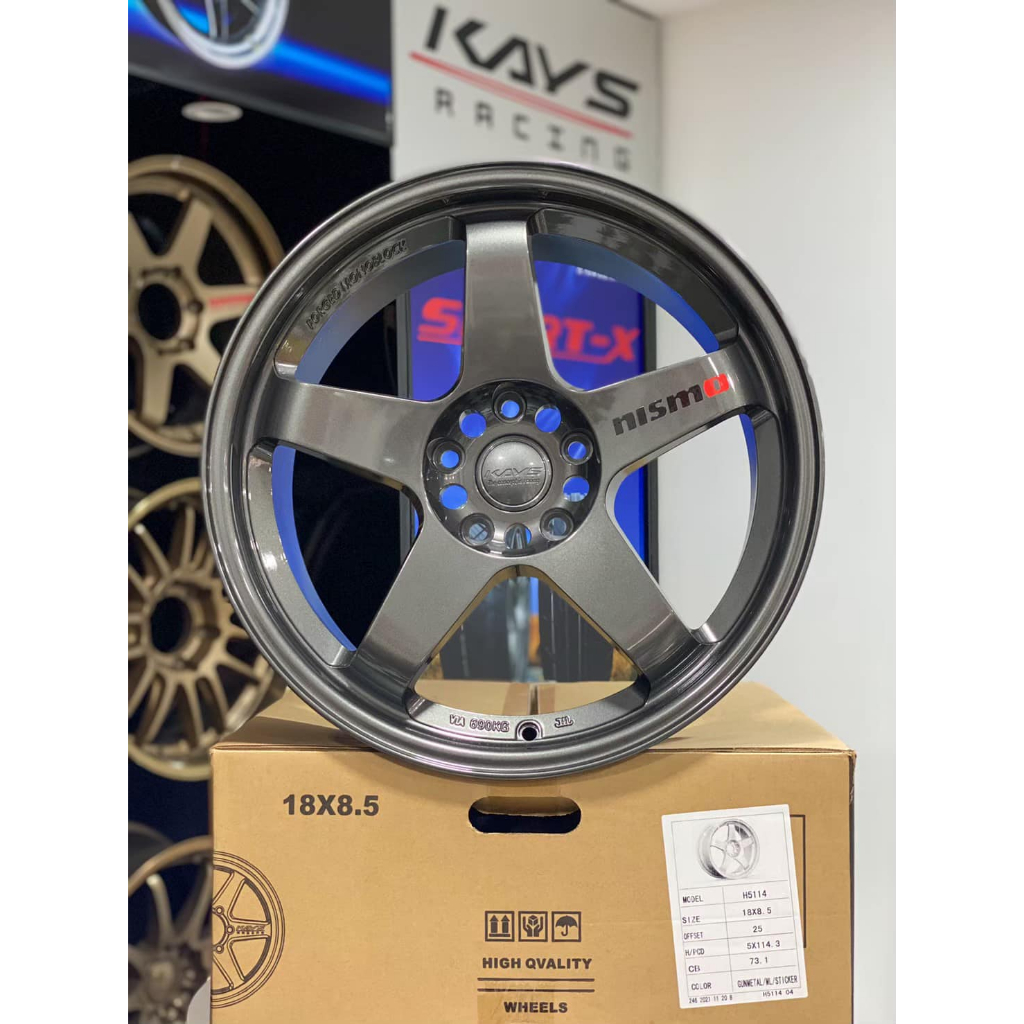 NISMO (งานKAYS) 18*8.5 ET25 . 5/114.3 | Shopee Thailand