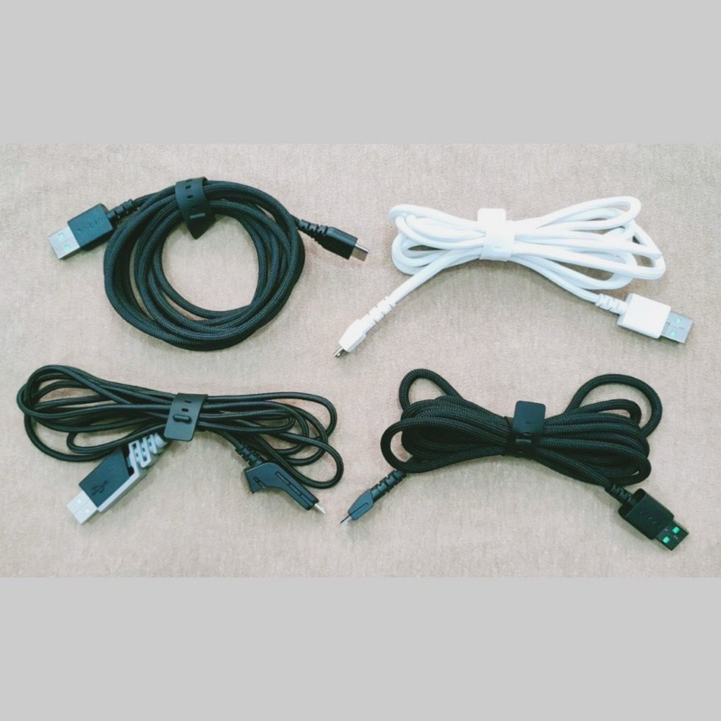 สายRazer ไนล่อน USB-A เป็น USB Type-C, USB Micro สําหรับเมาส์เกมมิ่ง ...