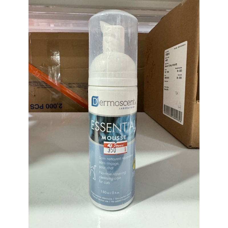 Dermoscent Essential Mousse (cats 150 ml) หมดอายุ 07/24 มูสทำความสะอาด ...