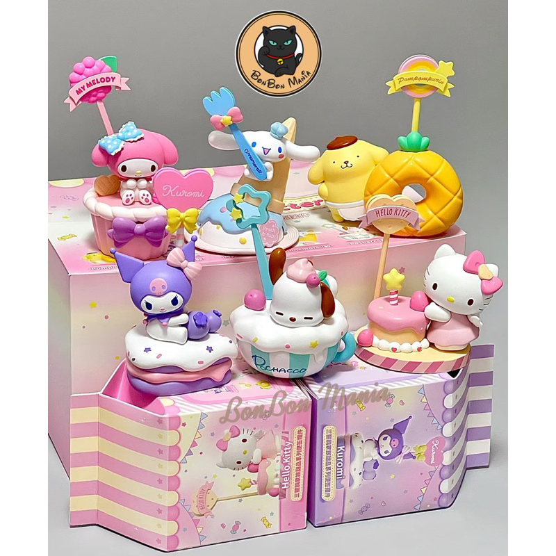 [แบบแยก-เลือกตัวได้]Sanrio Characters Dessert Sereies Note Ornaments box set