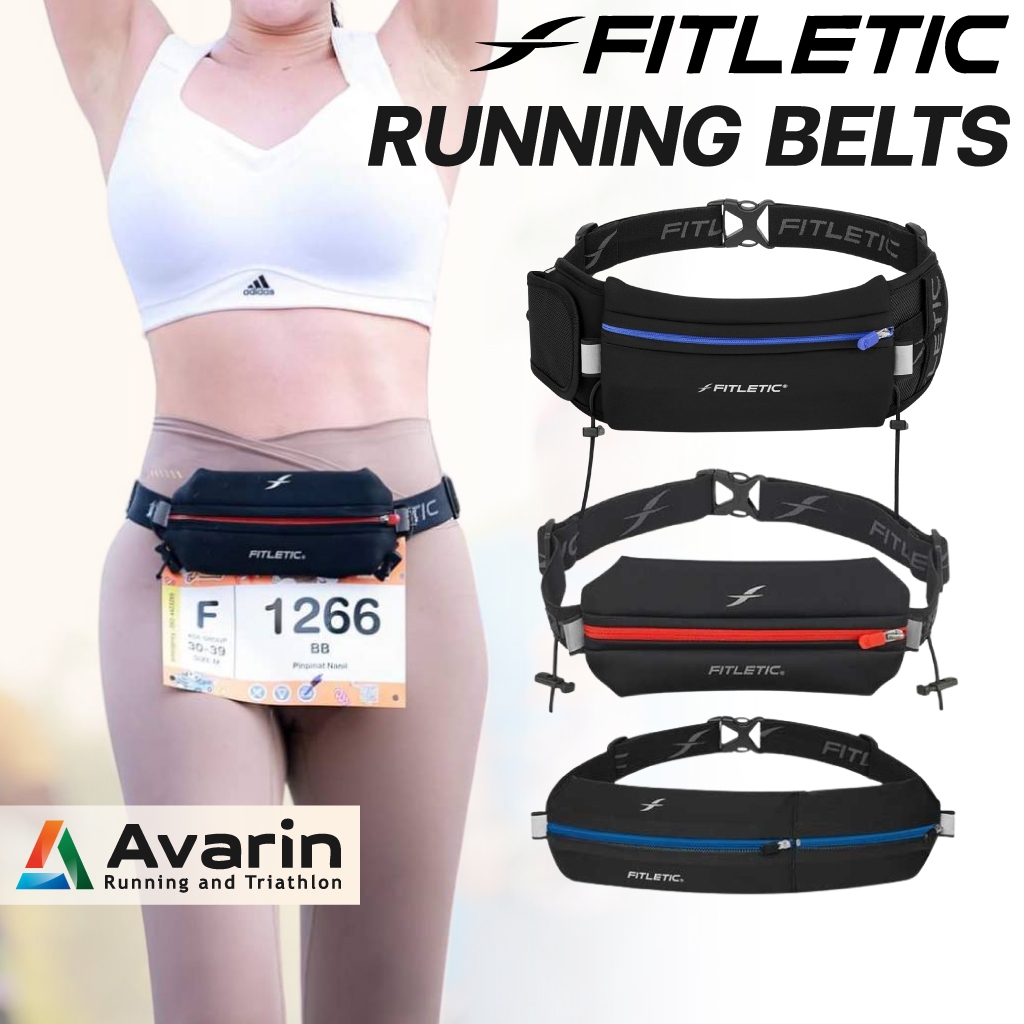 Fitletic Running Belts รุ่น ใส่แข่ง กระเป๋าคาดเอว วิ่ง ใส่สวย ไม่เด้ง