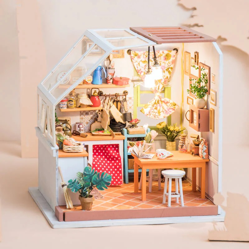 Rolife DIY Miniature Dollhouse - Jason's Kitchen ร้านเบเกอรี่ บ้าน ...