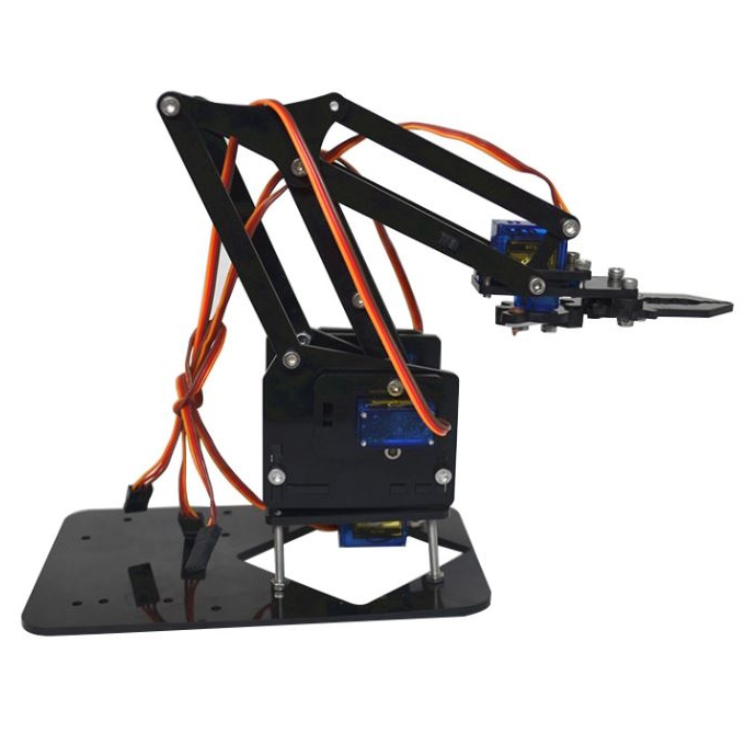 Acrylic Mechanical Arm Robot Manipulator Claw for Arduino แขนกลหุ่นยนต์ ...