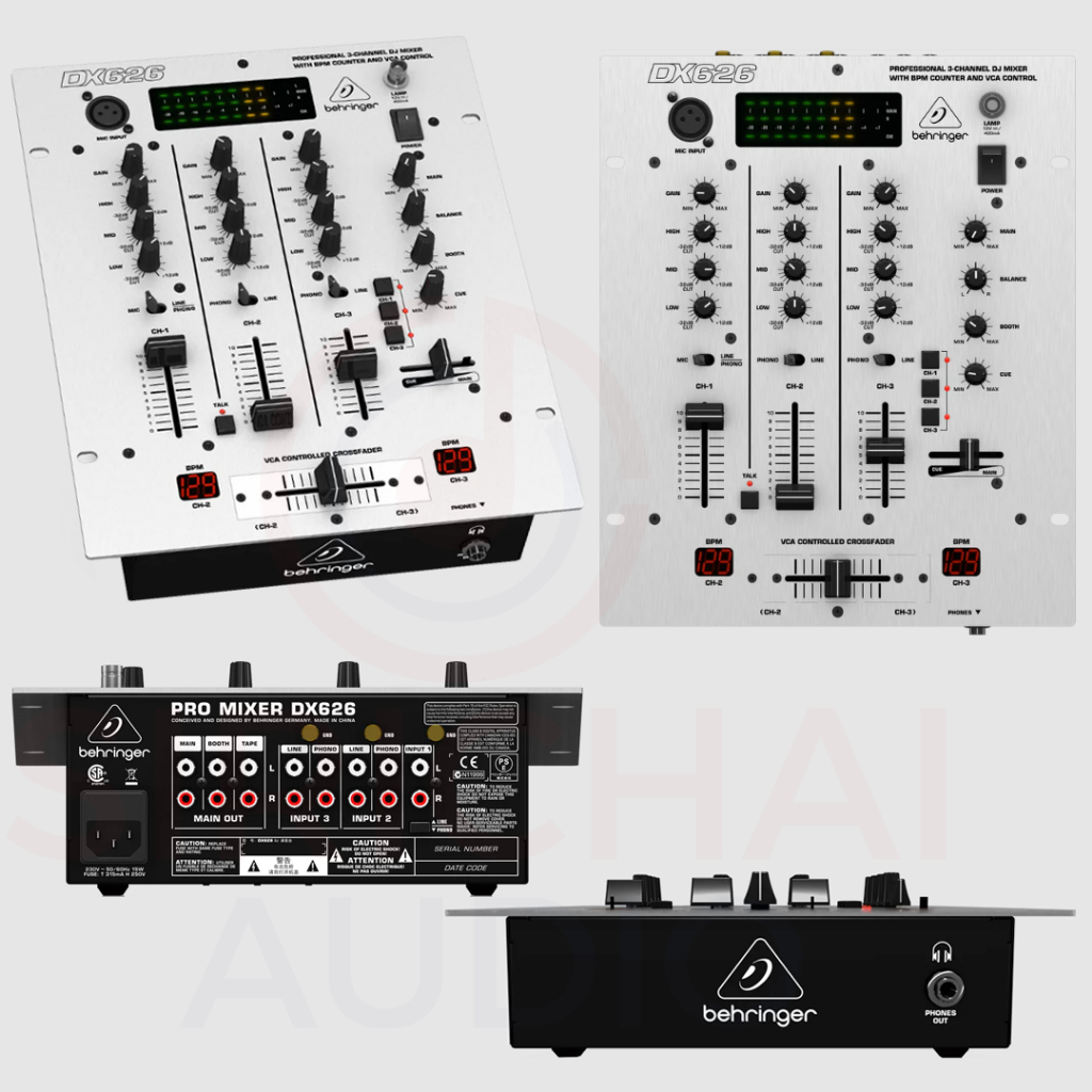 ベリンガー DX626 プロフェッショナル 3ch DJミキサー本体 BEHRINGER