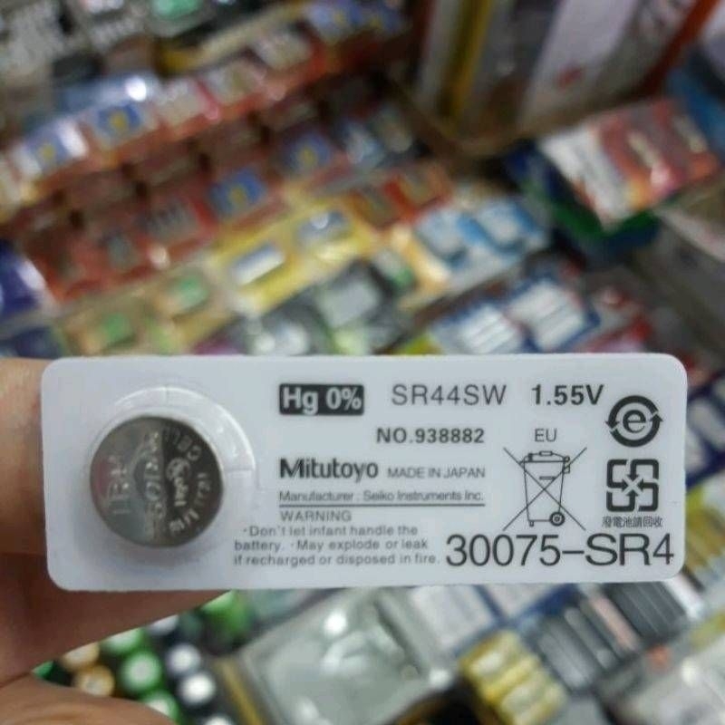 ถ่าน Mitutoyo Soda battery LR44, SR44SW 1.55V จำนวน 1ก้อน Shopee Thailand
