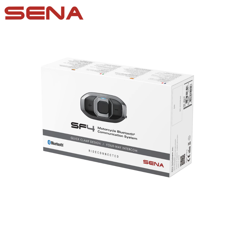 SENA SF4 หูฟังบลูทูธติดหมวกกันน็อค ประกัน 2 ปี ผ่อน 0% 10 เดือน