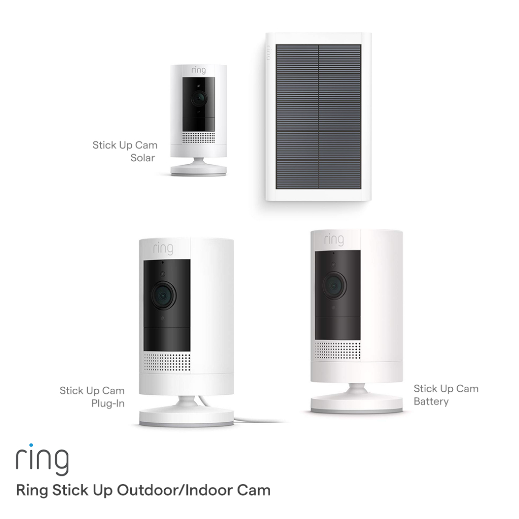 กล้องวงจรปิดอัจฉริยะ Ring Stick Up Camera (Outdoor/Indoor) Weather ...
