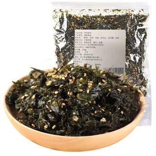 สาหร่ายเส้นปรุงรส พร้อมรับประทานสำหรับเด็ก 250g 芝麻拌饭海苔碎袋