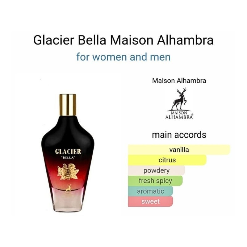 Alhambra GLACIER BELLA EDP 100ml Maison Alhambra Glacier Bella For