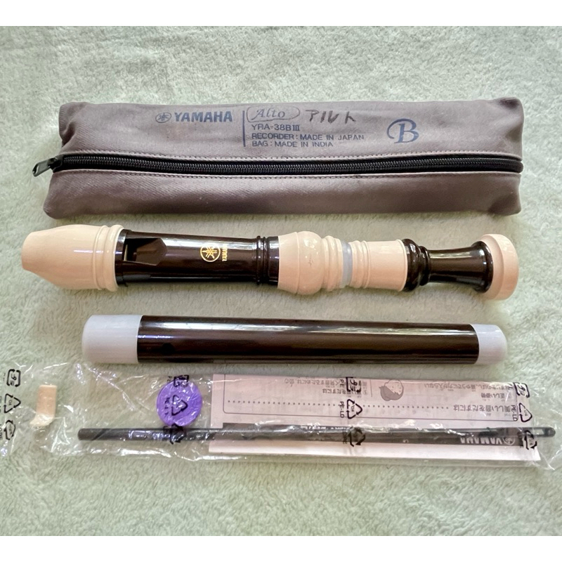 ขลุ่ย YAMAHA Alto YRA38B III แบรนด์แท้จากญี่ปุ่น สภาพดี Shopee Thailand