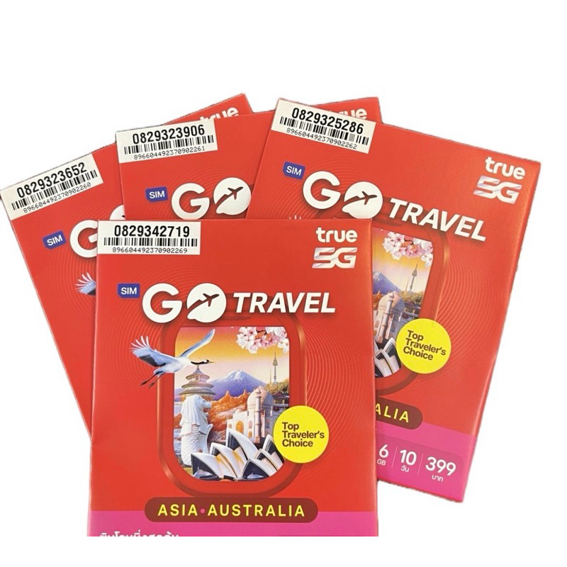 ซิมทรูท่องเที่ยว ทั่วเอเชีย TRUE TRAVEL SIM ASIA ใช้ได้ 28 ประเทศทั่ว ...