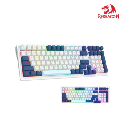 Redragon K686 ELSA PRO 98% Wireless Gasket RGB Gaming Keyboard, 3-Modes ...