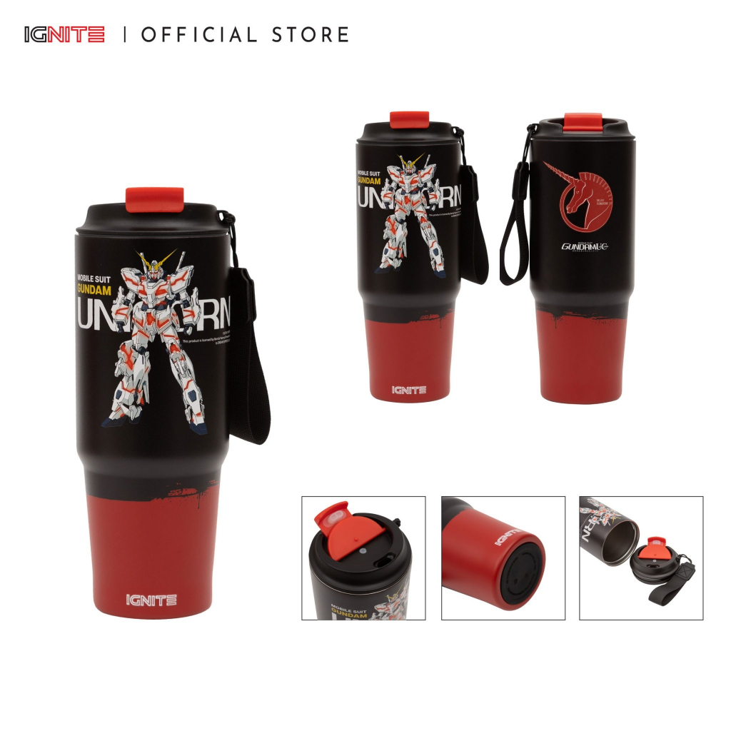 [พร้อมส่ง] IGNITE แก้วเก็บอุณหภูมิ ร้อน-เย็นกันดั้ม Gundam RX-0 Unicorn ...