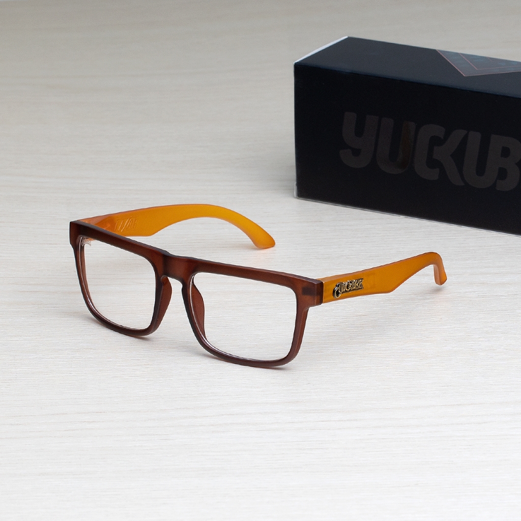 กรอบแว่น Yuckube รุ่น Lazor 2015 (RX) : รูทเบียร์-อำพัน | Shopee Thailand