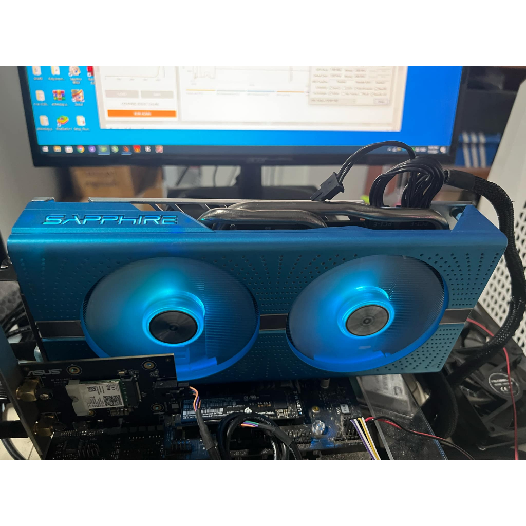 Rx590 GME 8GB Sapphire Nitro+ special edition สีฟ้า ราคาสุดคุ้ม ...