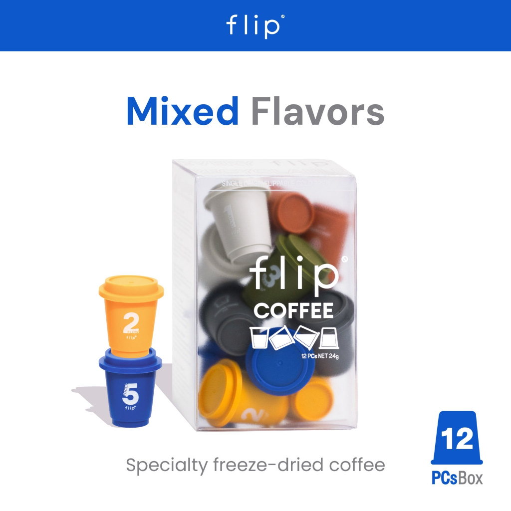 กาแฟสกัดเย็น ฟรีซดราย แบบพกพา พร้อมส่ง - Flip Coffee Specialty Cold ...